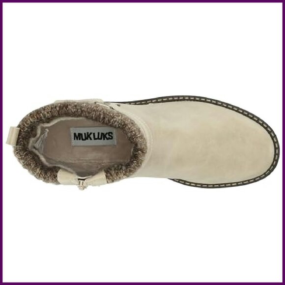 Women's Ankle Boots with Padded Cuff, Wide Widths Available - Picture 6 of 8